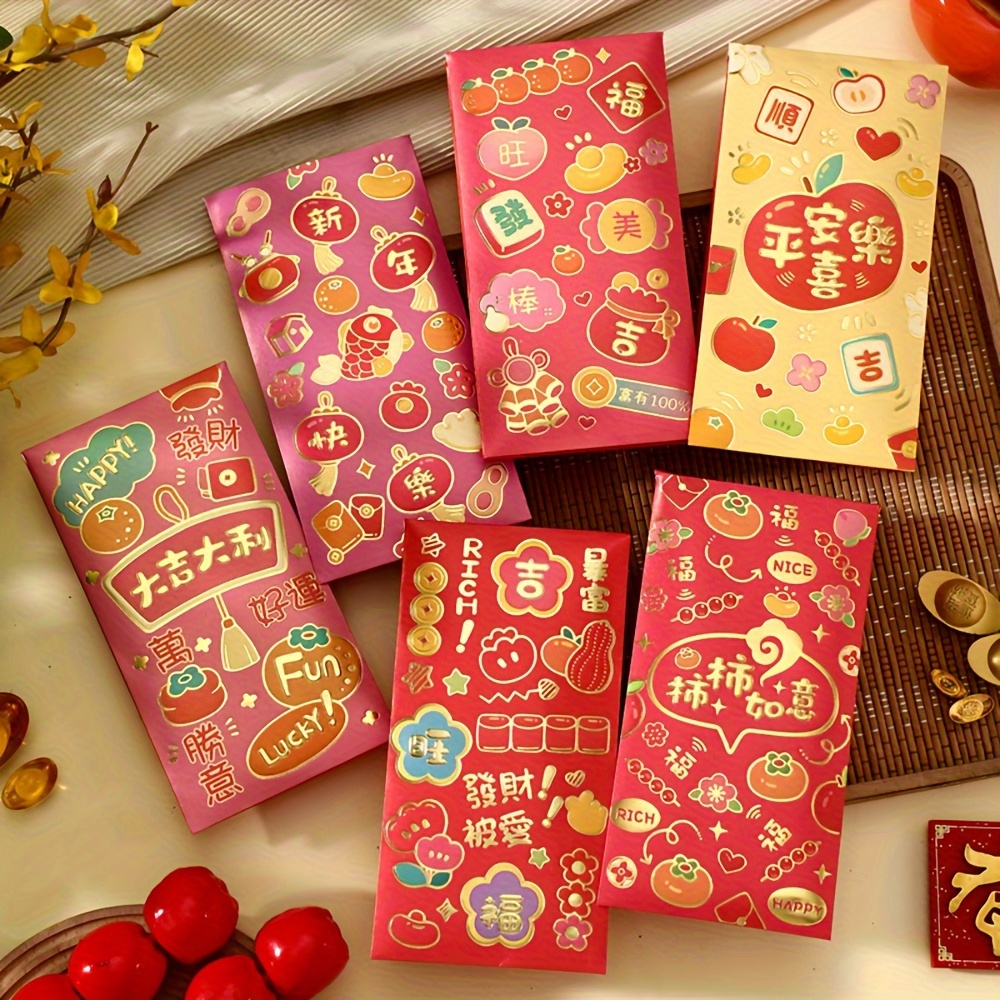 2025 chinese red envelopes money envelopes snake year Temu