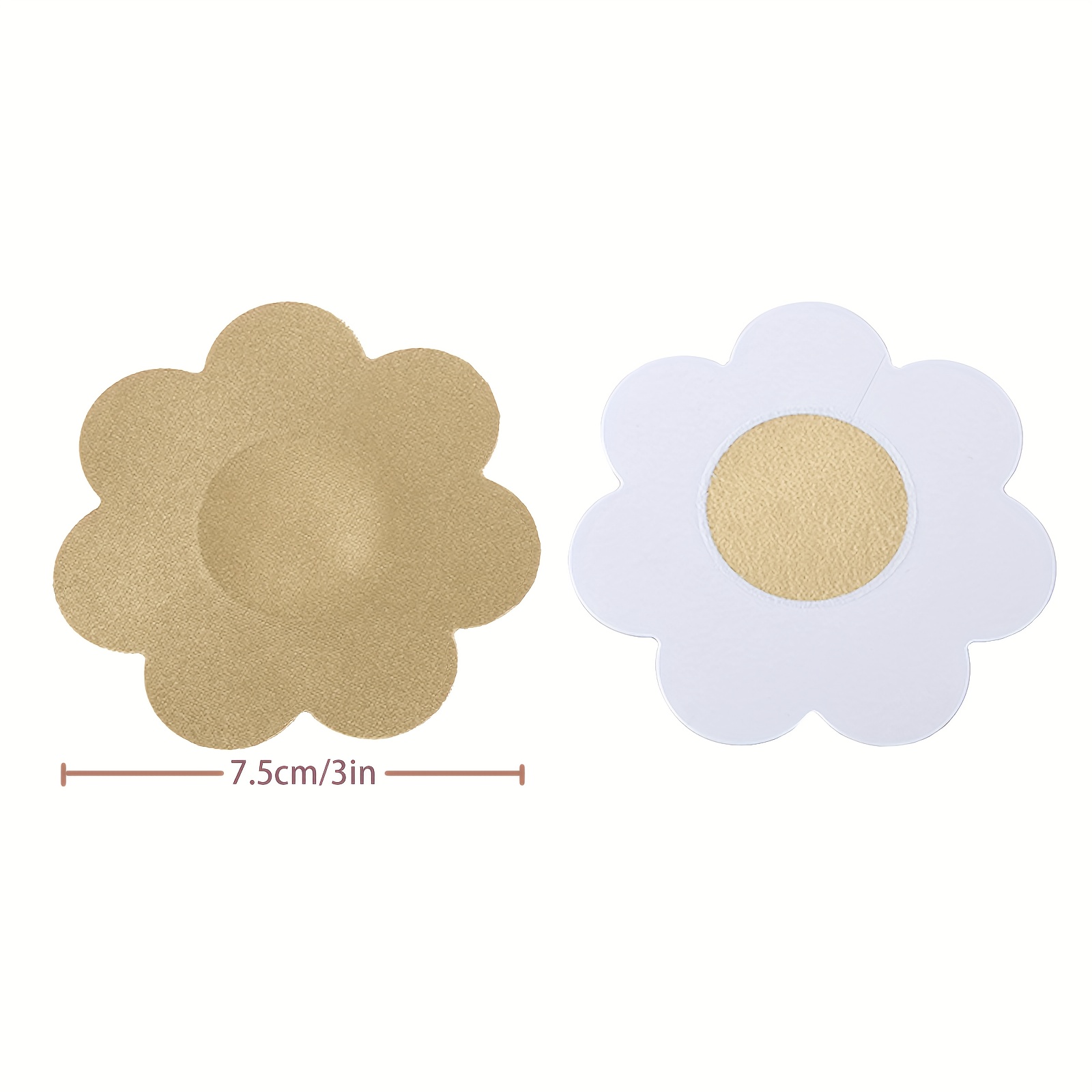 TEMU 80pcs Invisible Covers, Self-adhesive Breast Pasties For Women Men's Lingerie & Underwear - Comfortable & Discreet Solution, Easy To Take