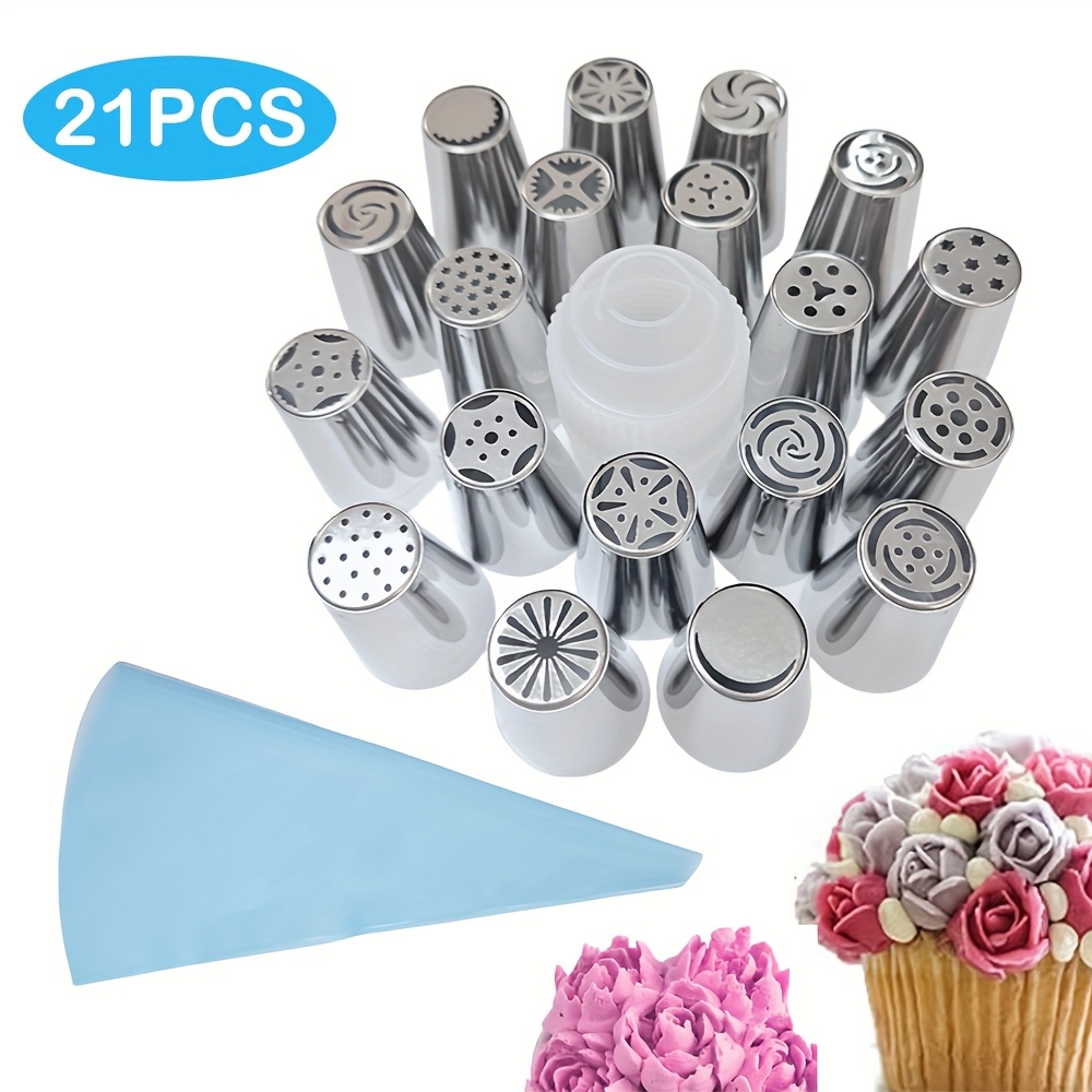 21pcs russian piping spout contains inch cream pipe Temu Germany