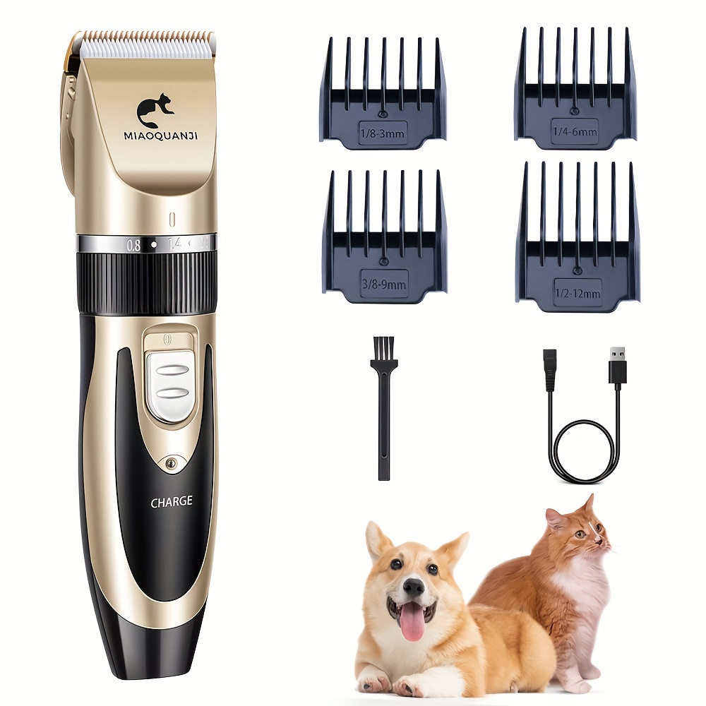 

Rechargeable Electric Wireless Pet Barber Dog Razor Low Noise Professional Heavy Duty Dog Beauty Set Suitable For Small And Large Dog And Cat Pets