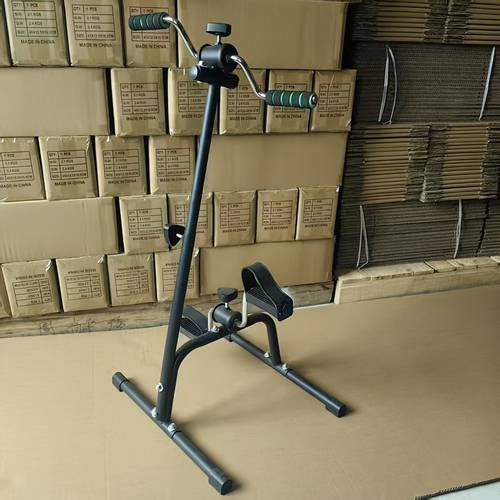 Quiet Foldable Exercise Bike Home Cardio Stationary -Button Ergonomic Handle Comfortable Grip Anti-Slip Stable Small Apartment Essential Yoga , Without Battery