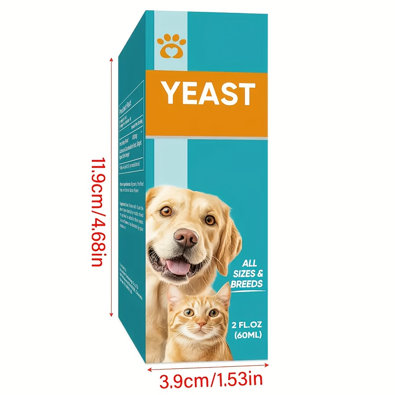 Canine Yeast Supplement Drops, Suitable For All Breeds -2 Bottles