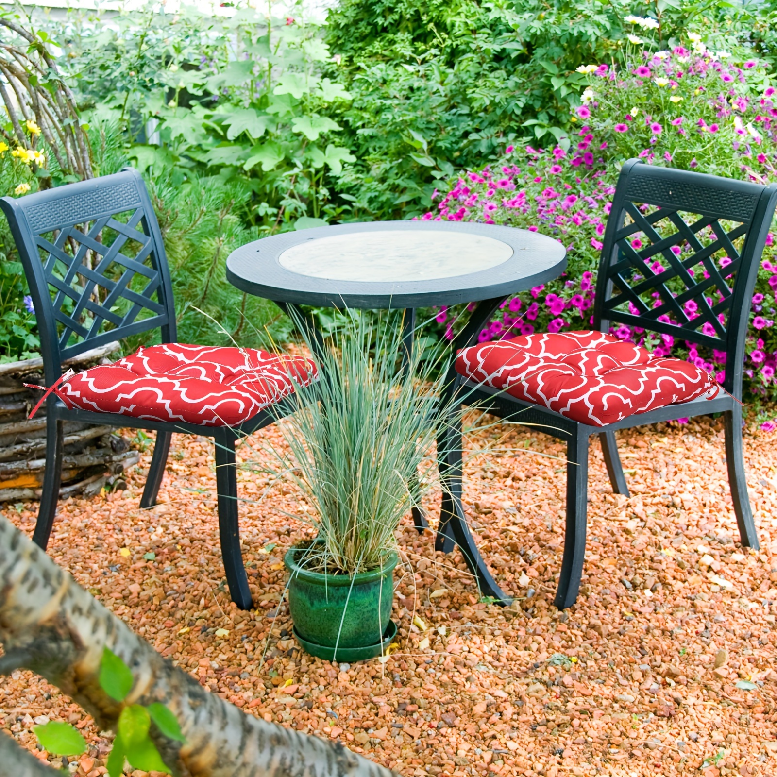 square outdoor patio chair cushion pads Temu