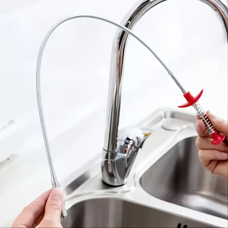 Flexible Grabber Claw Tool - 4-claw Pipe Dredge And Drain Picker, Curved Hand-held Garbage Picker for Household And Restaurant Drain Cleaning