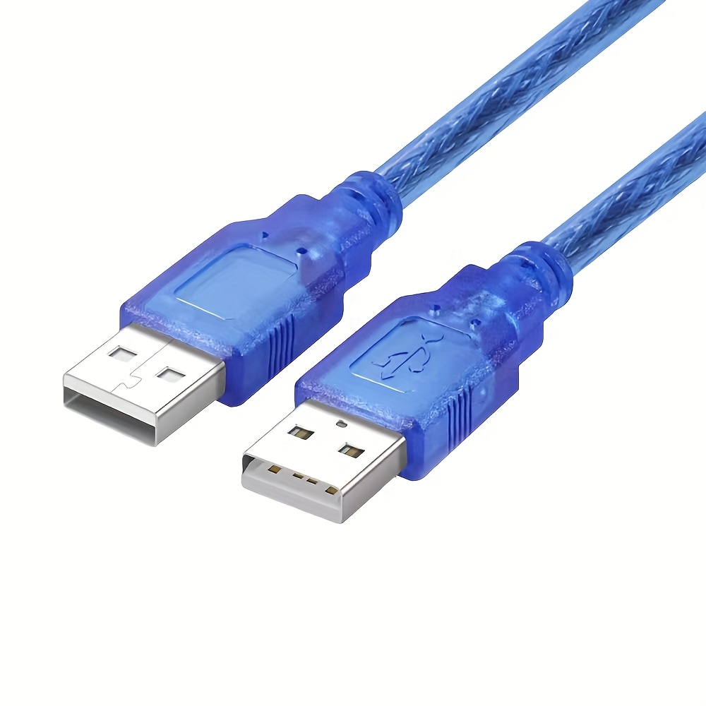 high speed usb to usb 2 0 male to male data transfer   extension cable 6 pin data cable