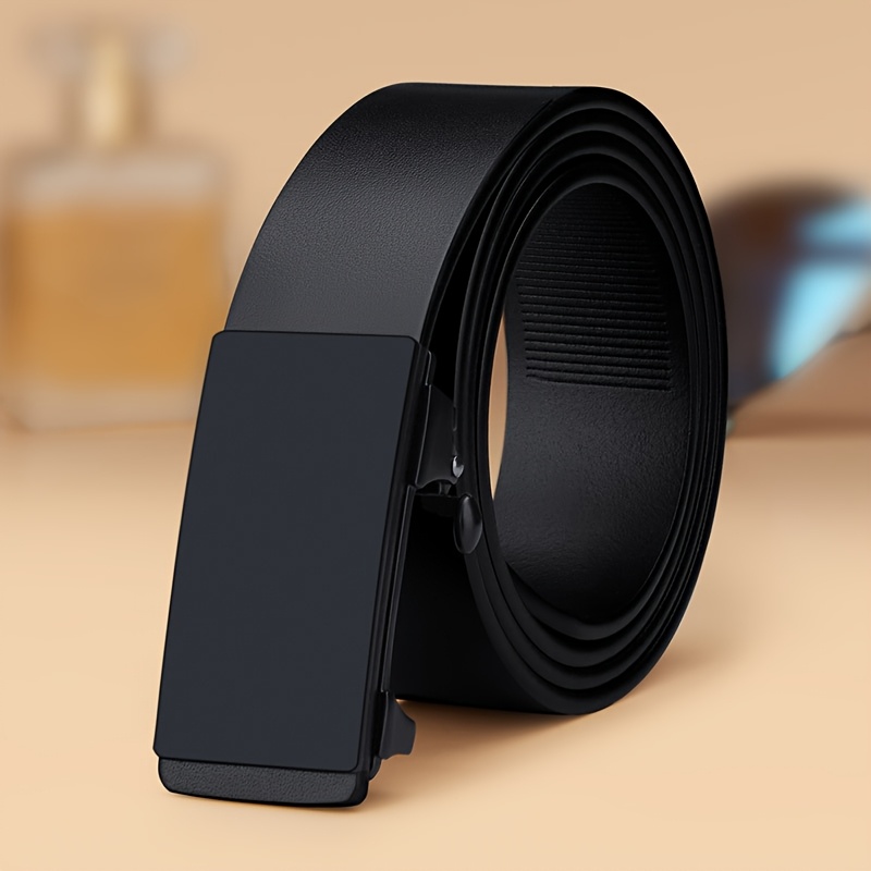 classic automatic   mens belt smooth   business belt mens belt new style