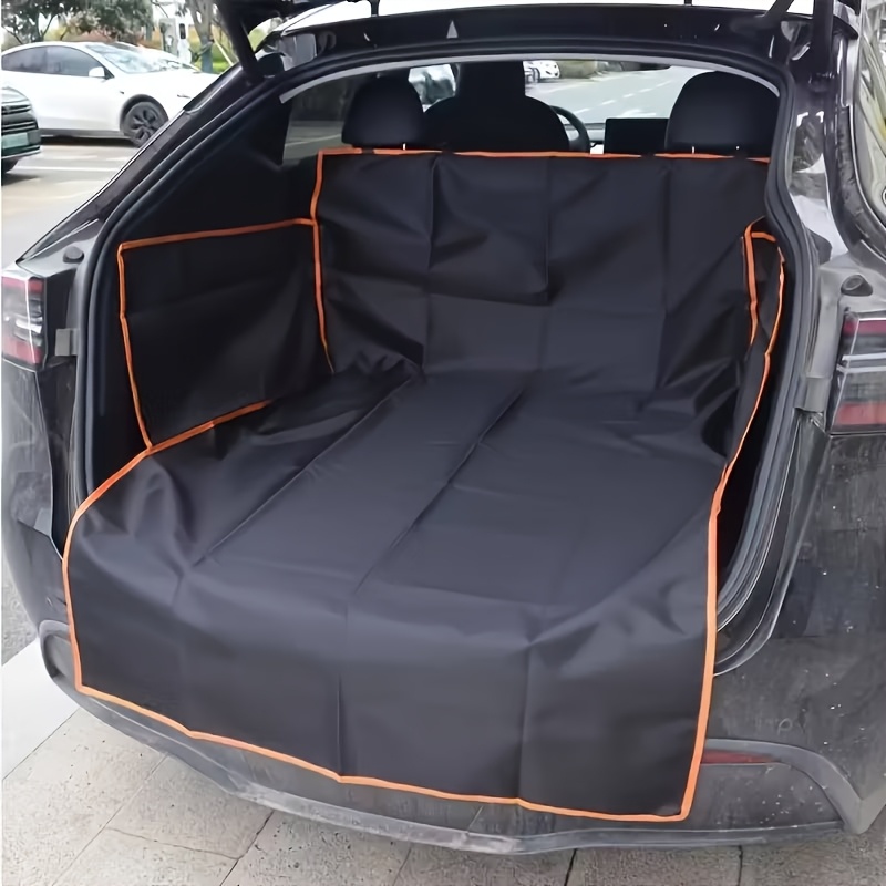 TEMU 1pc Car Dog Seat And Trunk Mat, Kennel Mat, Suitable For The Back Seat And Area Of Cars, Trucks, And For Dogs During Travel