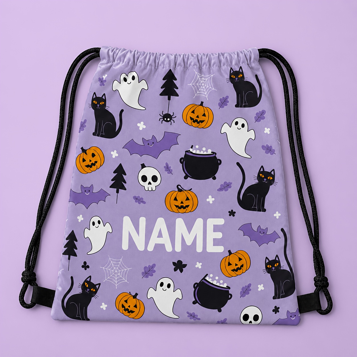 TEMU e borsa portaoggetti di Halloween personalizzato con /testo - a tema zucca, per raccogliere caramelle, travestimenti per feste, confezioni