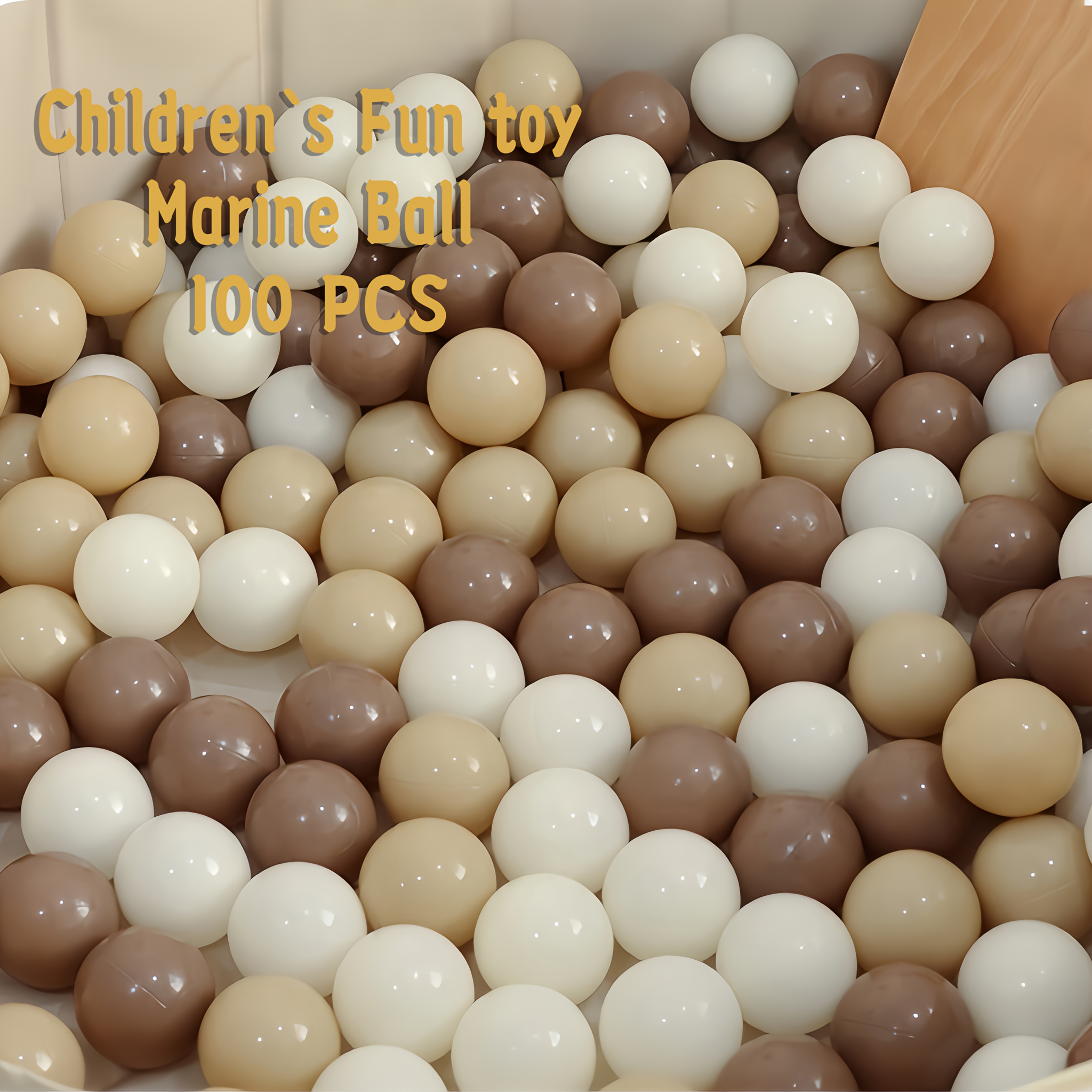 100pcs High-quality Non-toxic Ocean Balls For - Colors, Ball Pits & Outdoor Play