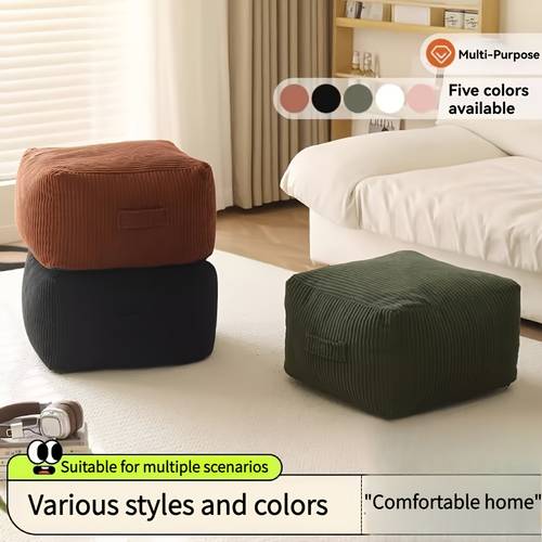 a solid cushion in multiple styles and colors soft bead filling versatile for settings rooms and bedrooms removable and washable cover perfect as a holiday gift