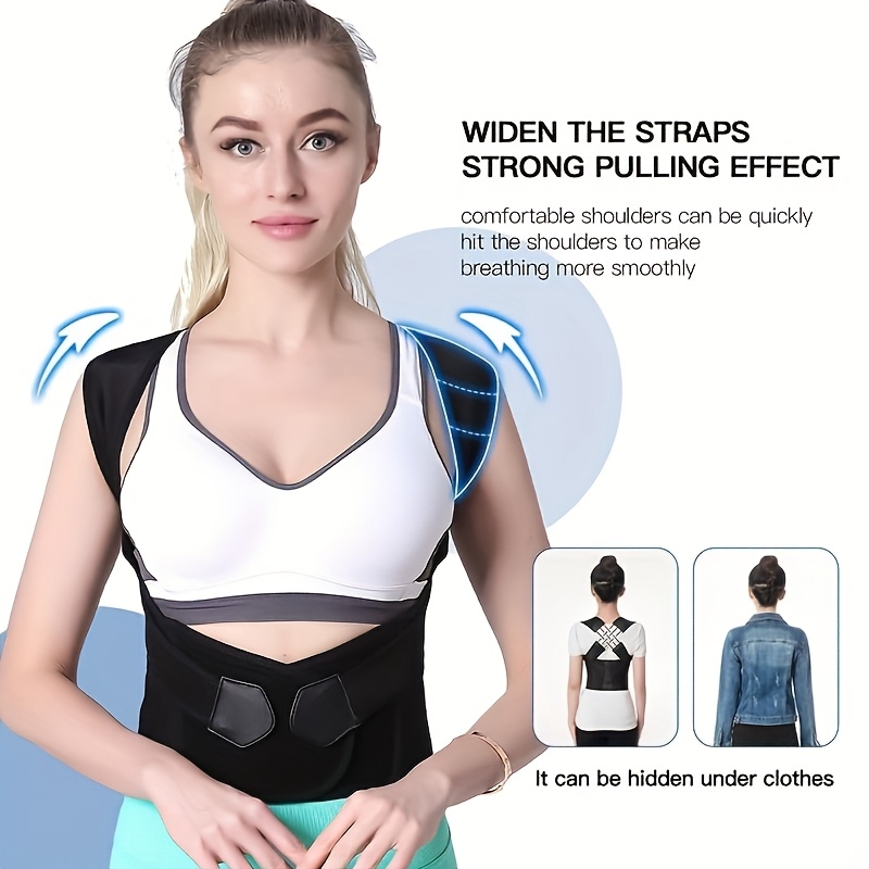 1pc posture   for men and women back posture   for daily wear and outdoor activities adjustable shoulder posture   straightener posture improves   posture provides lumbar support Product details 1