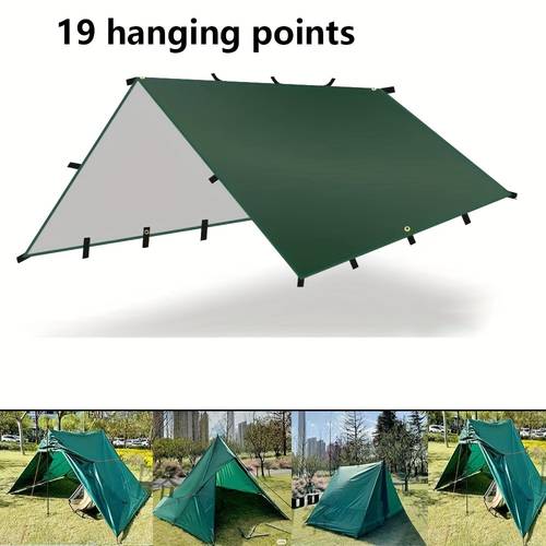 19 point canopy suitable for garden camping patios carports balcony coverings sturdy structure uv resistant stylish frost sunshade patio decorations