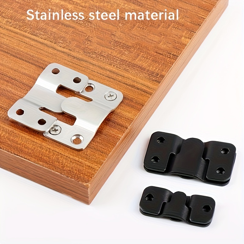 Stainless Steel Invisible Metal Frame Hooks Wall Hanging - Temu