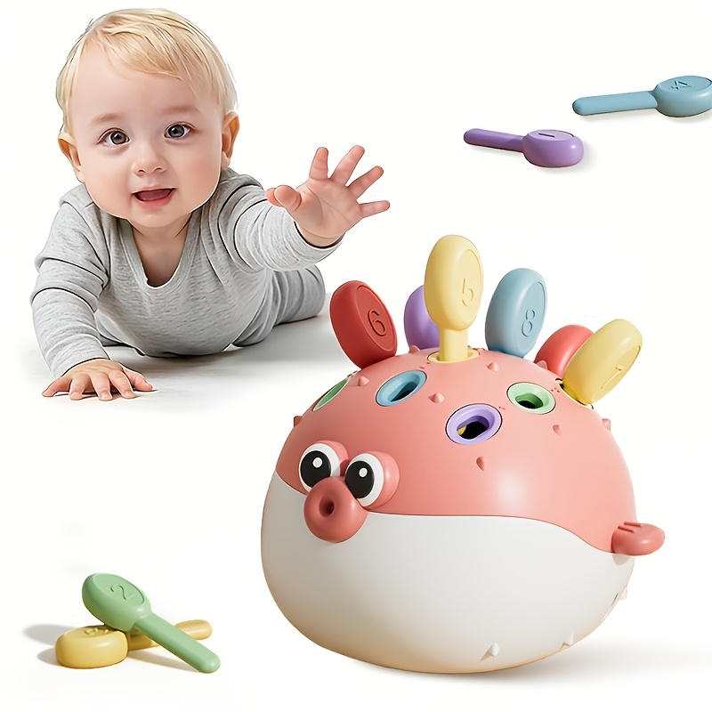 Cute Pufferfish Toy, Sensory Development Playset