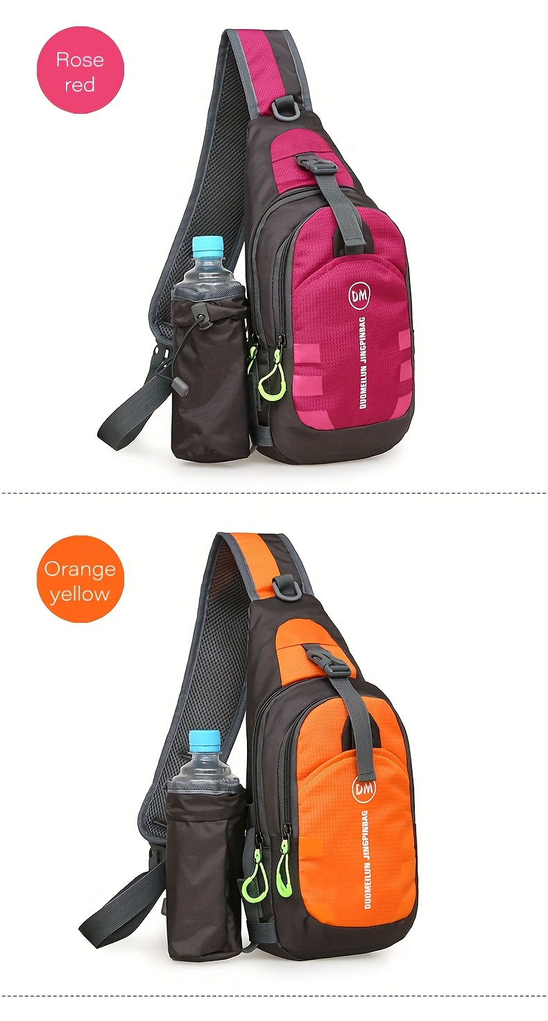 [eonothem Sling Bag] eonothem Unisex Chest Sling Bag | Large Capacity, Adjustable Strap, Zipper Closure, Multiple Colors - Compact Crossbody Bag for Gym, Commuting & Travel