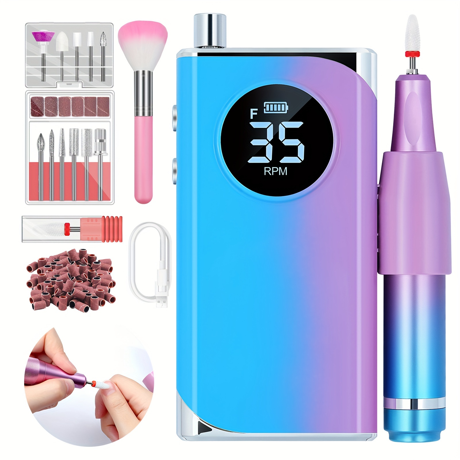 

Saviland Acrylic Nail Kit For Beginners With - Acrylic Powder And Gel Nail Polish Acrylic Nail Brush Practice Finger U , Full Acrylic Nail Kit For Home Diy Nail Salon