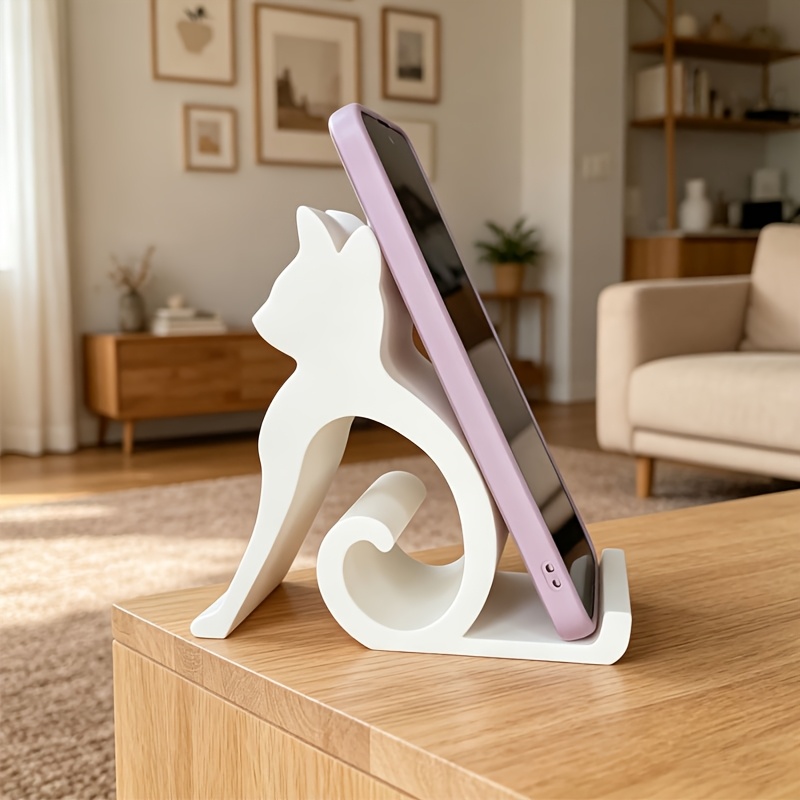phone stand all phones tablets bed   use cute kitten design     pet lovers essential fun shaped phone mount