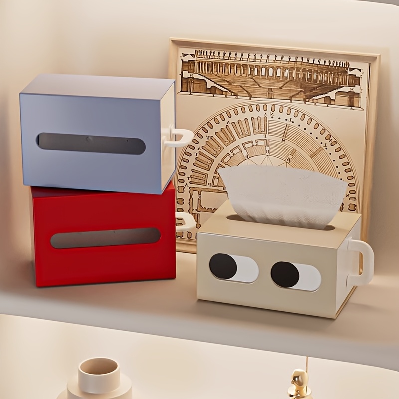 1 cute little   plastic tissue take     desktop car tissue   room plastic cream household napkin creative funny pumping box Product details 4