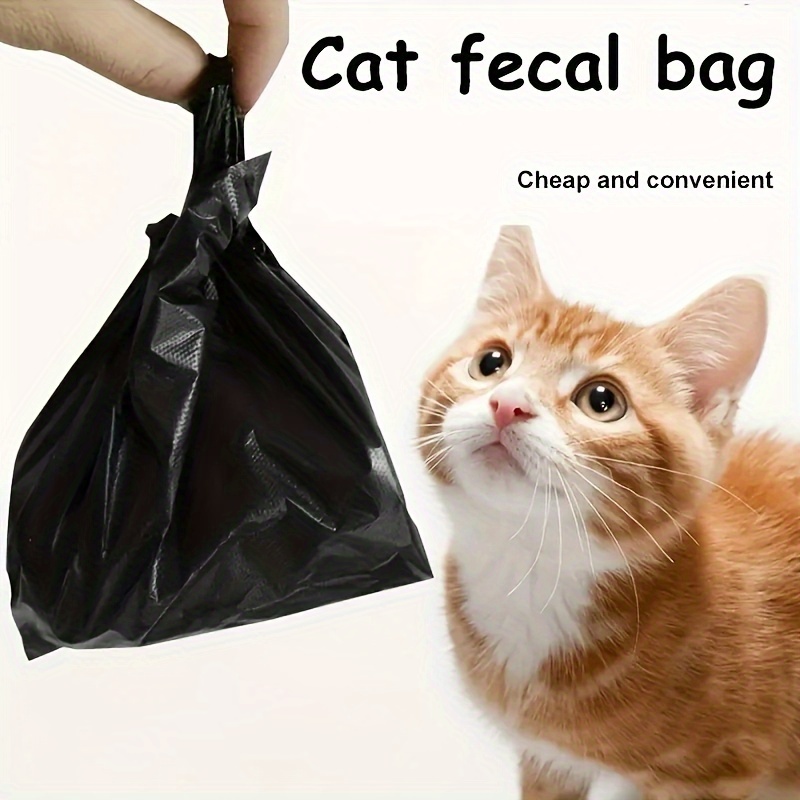 

100/200pcs Creative Mini Cat Poop Trash Bag, Disposable All-purpose Trash Bag, Most Affordable Items, Holiday Gifts