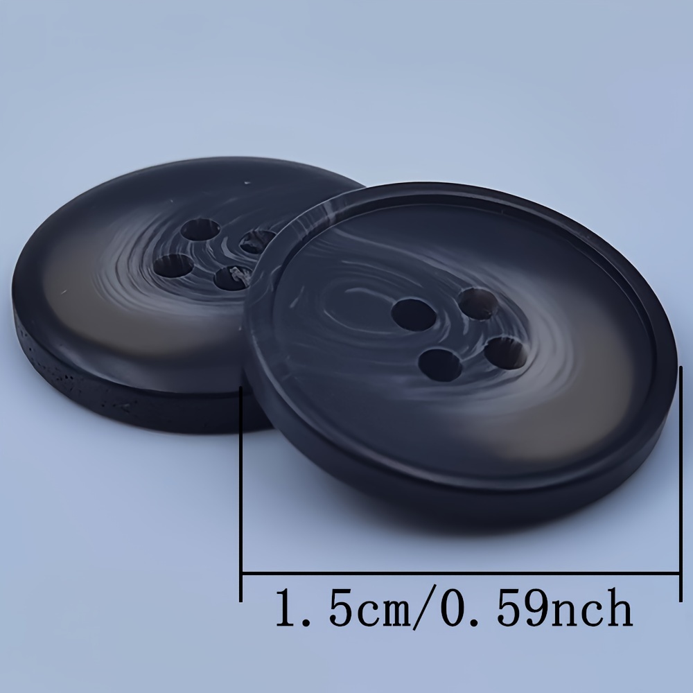 TEMU 20pcs Bottoni in Resina Bottoni di Plastica Bottoni per Abbigliamento Bottoni Rotondi a 4 Bottoni Decorativi per e Artigianato Bottoni in Resina
