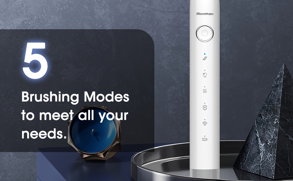  flexible broom smart electric toothbrush rechargeable ipx7 adult automatic toothbrush 5 working usb charging suitable for and gifts for friends mothers day gift box details 5