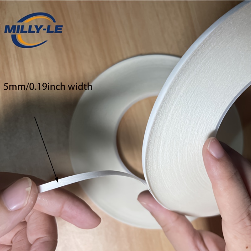 

Double Sided Adhesive Tape For Leathercraft, 5mm Width, 50m Length, Strong For Home Use