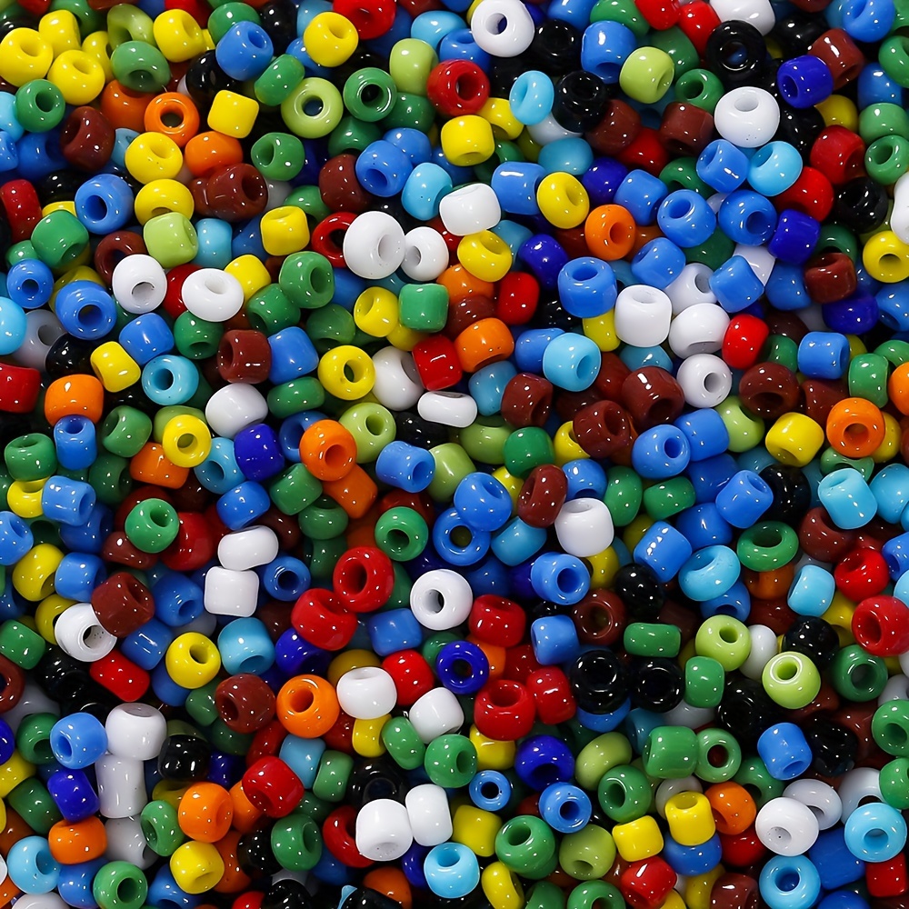 1000pcs Glass Spacer Beads for Bracelet Necklace Making Supplies