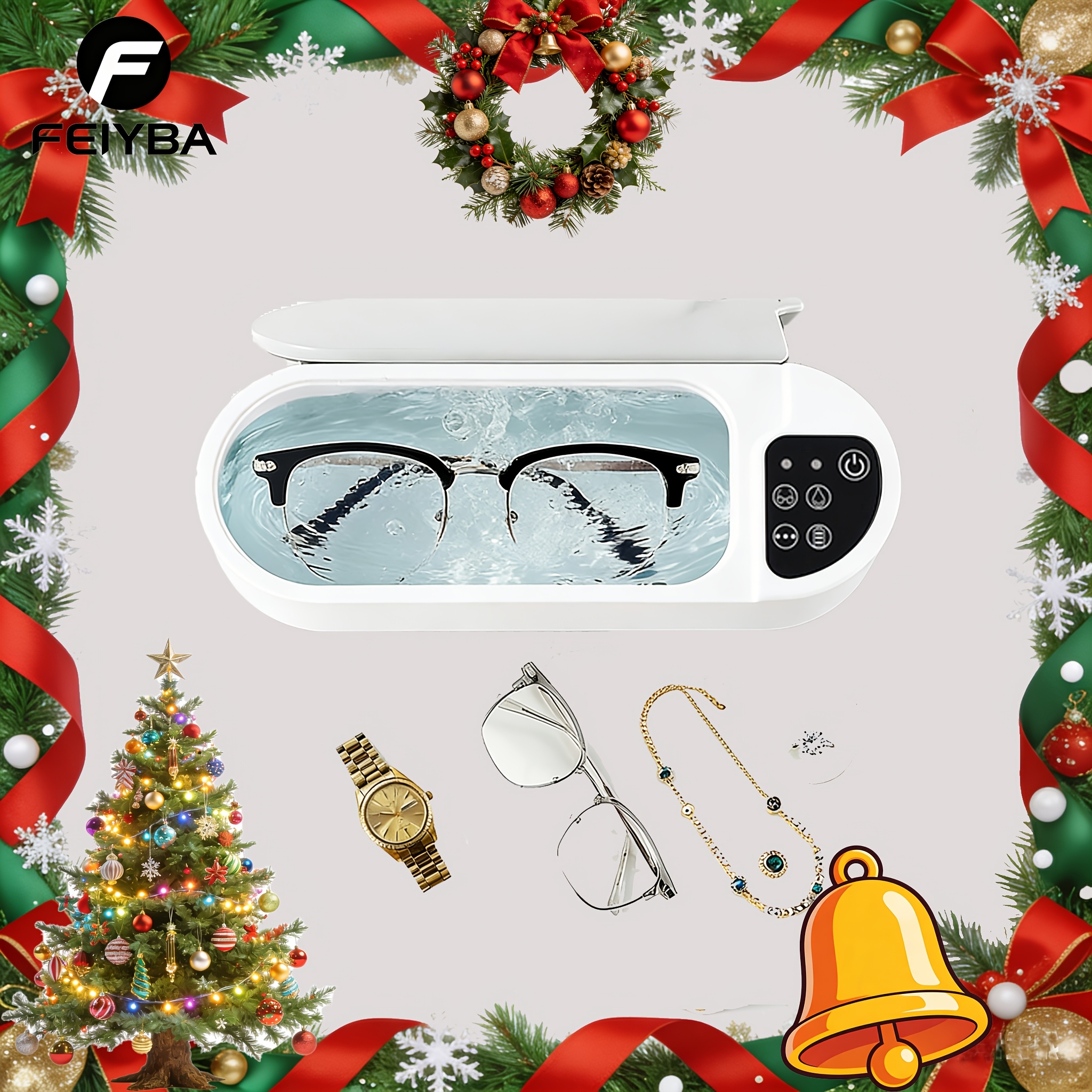 ultra portable eyewear and jewelry cleaner usb rechargeable high frequency vibrations deliver 360 cleaning for additions removing surface   from items versatile for watches eyeglasses type c port for   use