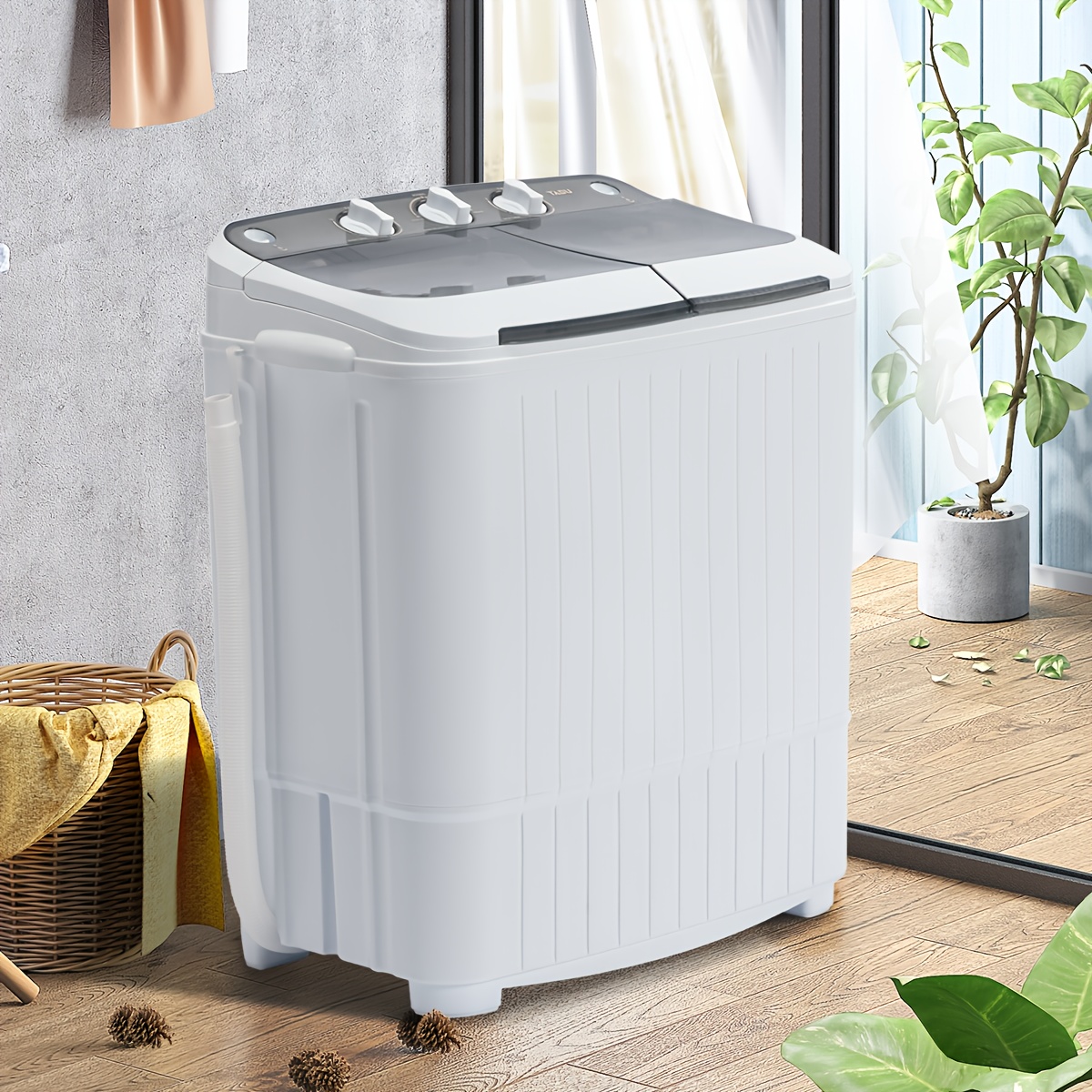 Twin Tub Washing Portable Mini Washing Machine And Dryer Portable