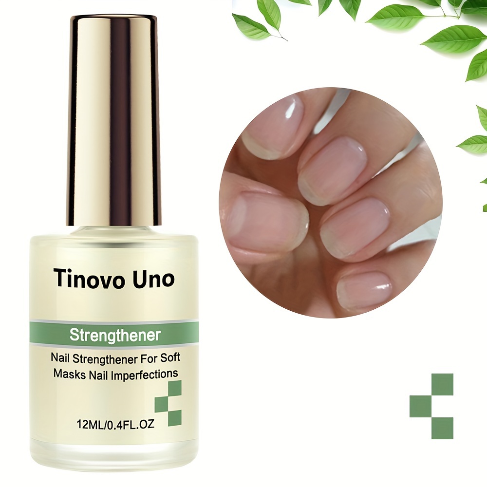 Nail Strengthener For Thin Brittle Nails, Restores Shine, Base Coat, Professional Nail Care Products