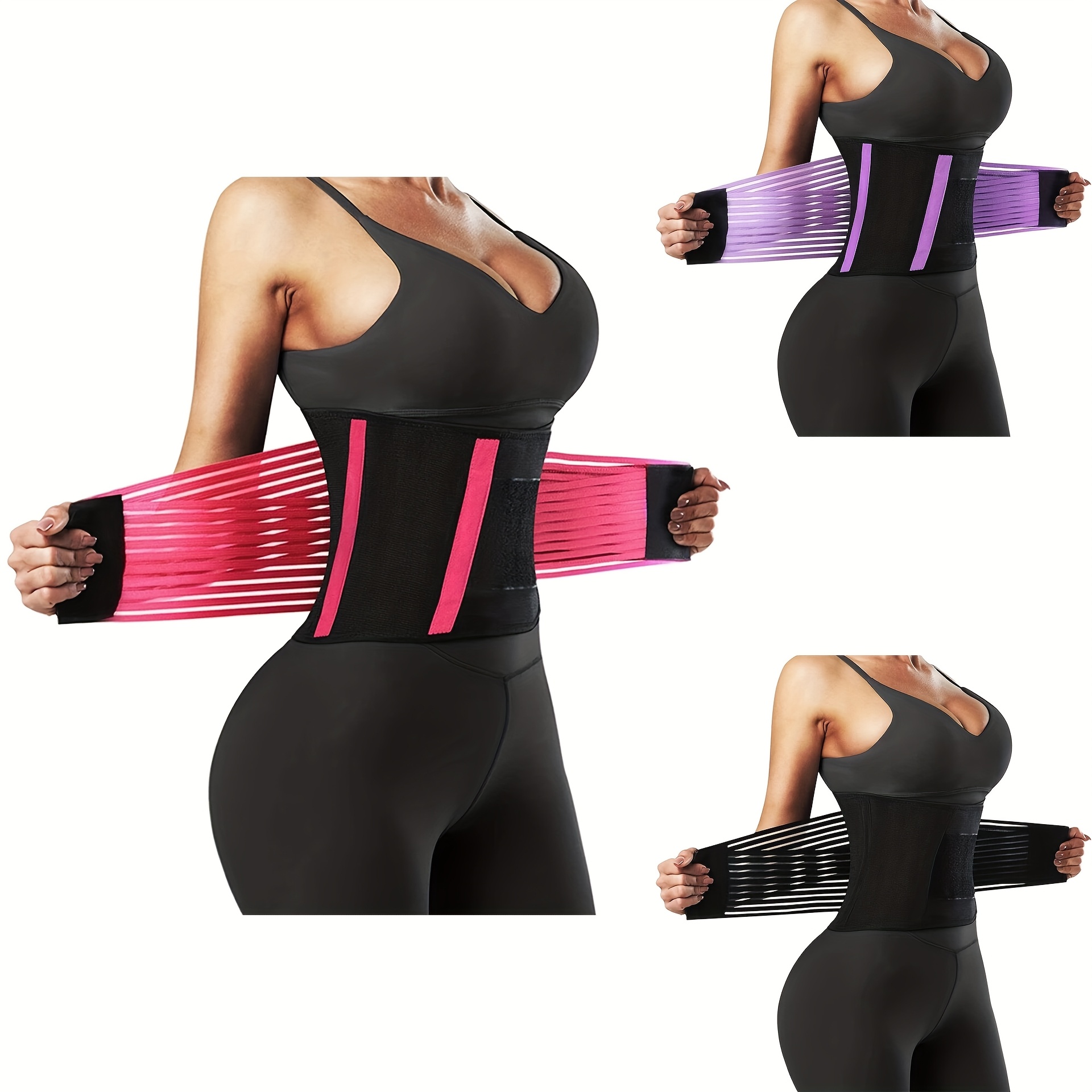 Adjustable Elastic Waist Support Belt Tummy Control Corset Fitness Abdominal Binder Waist Cincher Girdle