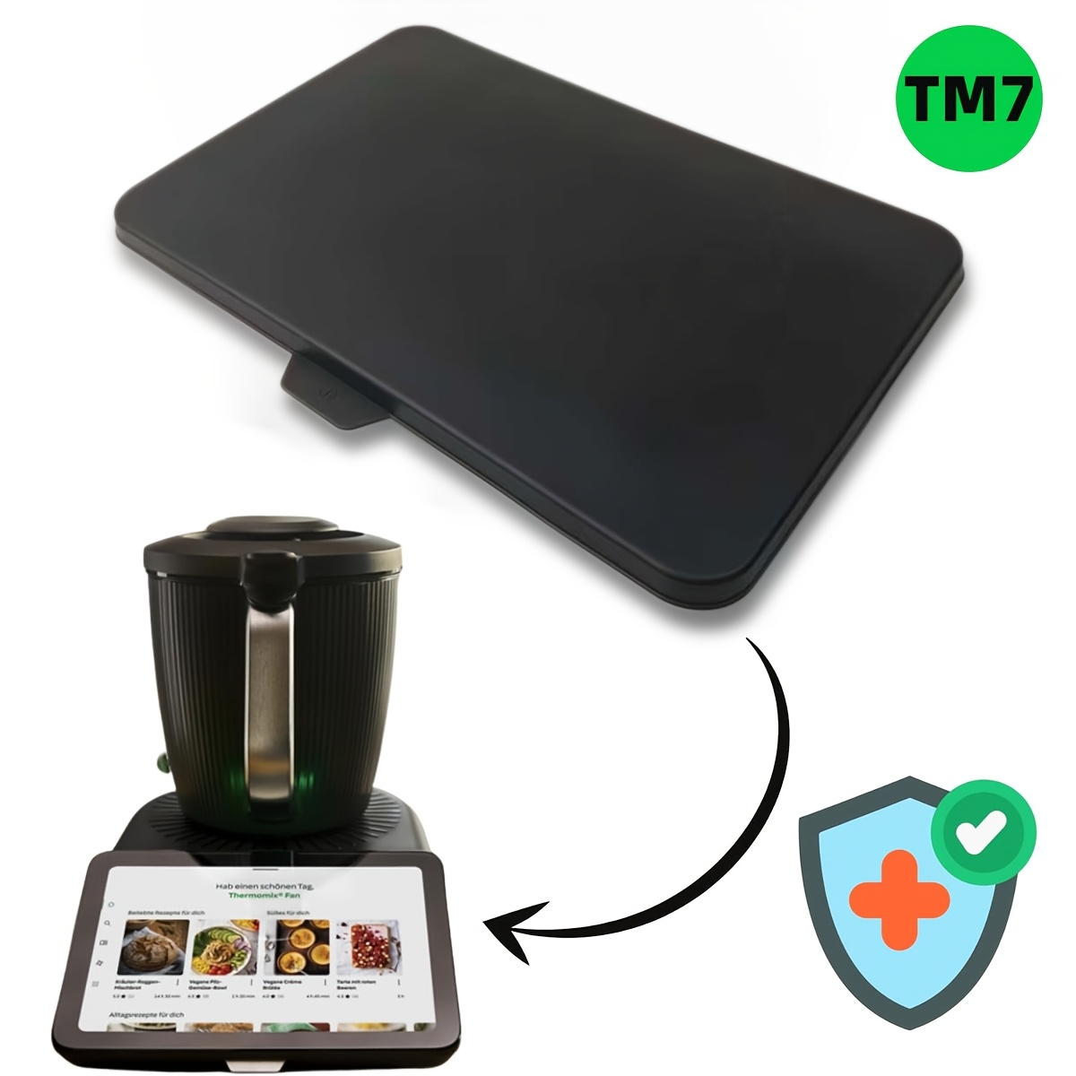 1pc Screen Protective Case For Thermomixtm7. A Screen Protective Case Designed For Thermomixtm7 With Function. Thermomixtm7 Accessories, Protection, Thermomixtm7 Protective Display, Tm7