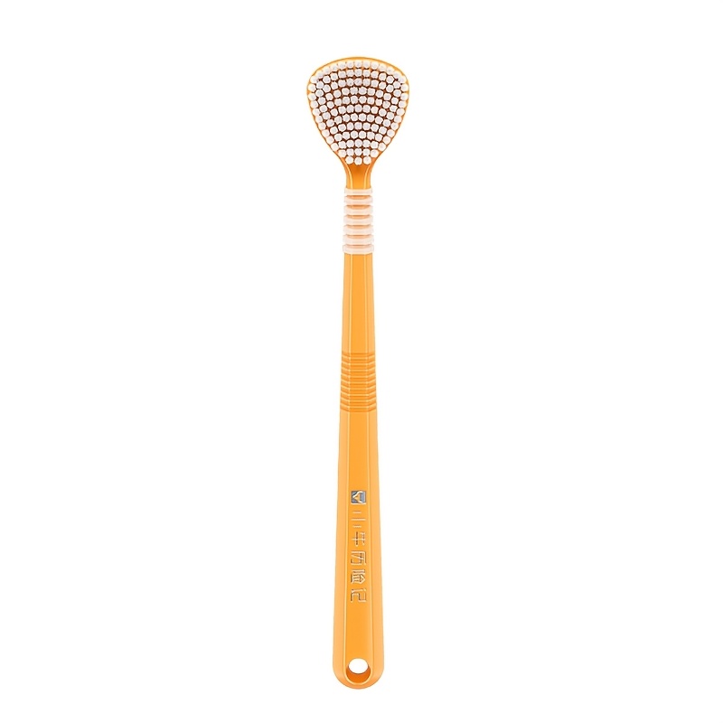 Flexible Head Adult Manual Tongue Brush with Ergonomic Handle