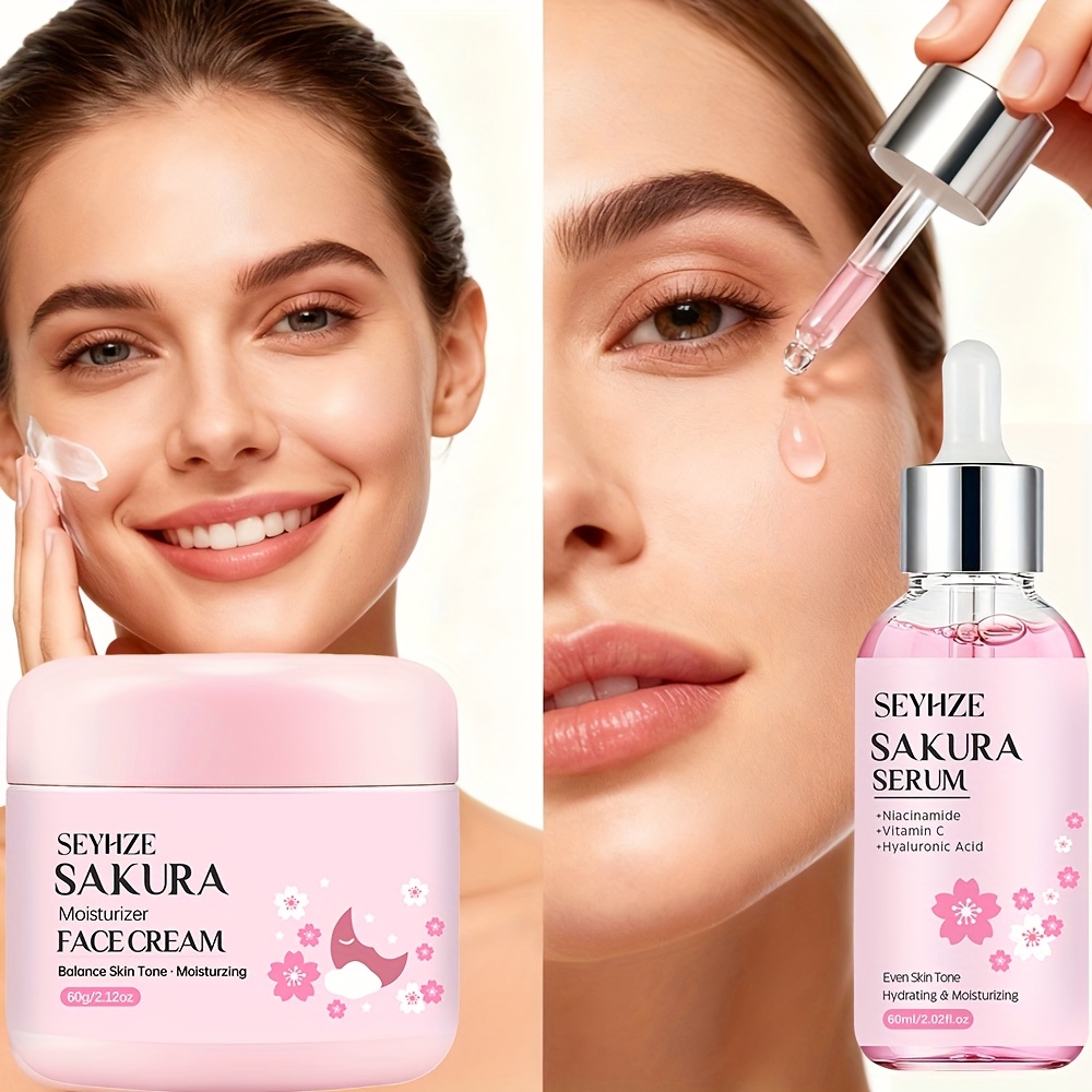 seyhze boosting serum moisturizing cream set - Temu Oman