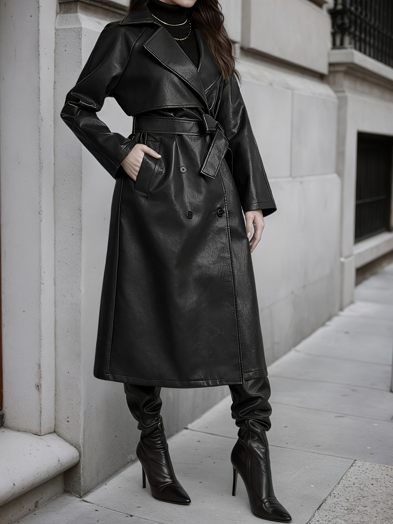 leather trench coat - Germany