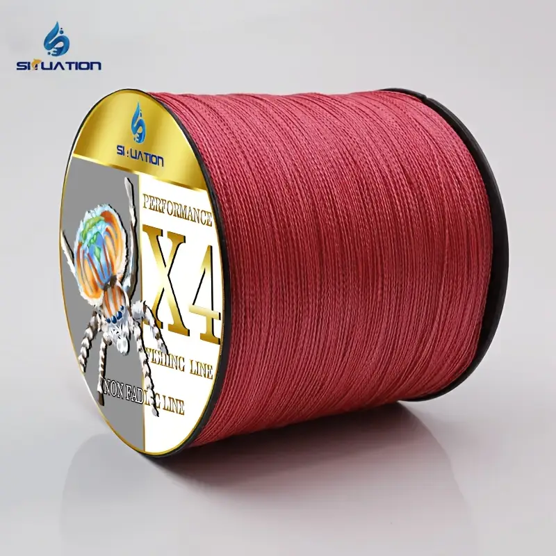 * 4X-PE Red Braided Fishing Line - 299.92meter/300.23meter, 6.8-27.22KG, Strong & Smooth for Long Casting, Durable & Versatile for All Fishing Needs, Ideal for Deep Sea, Saltwater, and Freshwater Use, ... * 4X-PE Red Braided Fishing Line - 299.92meter/300.23meter, 6.8-27.22KG, Strong & Smooth for Long Casting, Durable & Versatile for All Fishing Needs, Ideal for Deep Sea, Saltwater, and Freshwater Use, ...