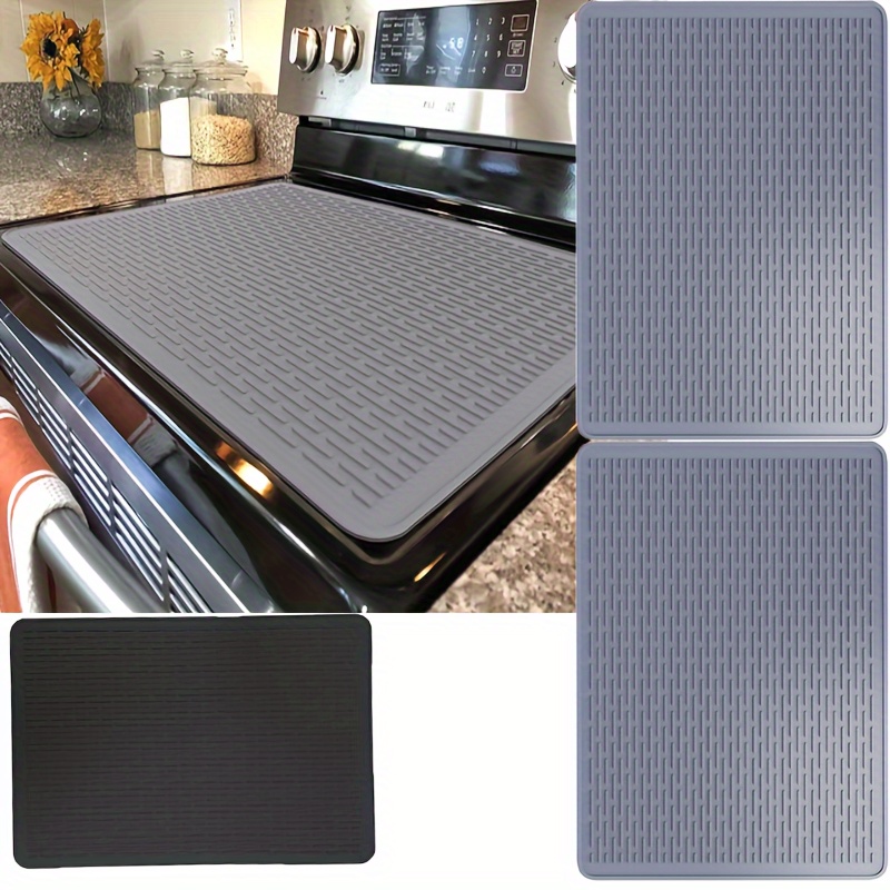 

1pc Silicone Stove Mat, Dish Drying Pad, Sink Mat, Electric Stove Top Cover, Placemat, Electronic Stove Heat Insulation Mat, Drying Mat, Kitchen Items