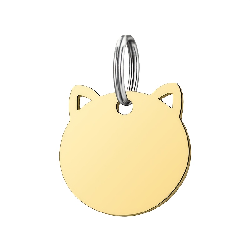 TEMU Pet Customized Cat And Dog Id Tag Brand Name, Pet Anti-lost Brand Name Cat And Dog Collar Pendant