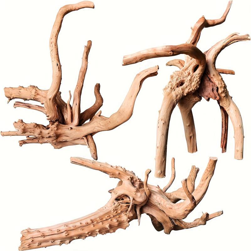 Natural Spider Wood Driftwood – Real Aquarium Decoration, Brown Branches For Fish Tanks