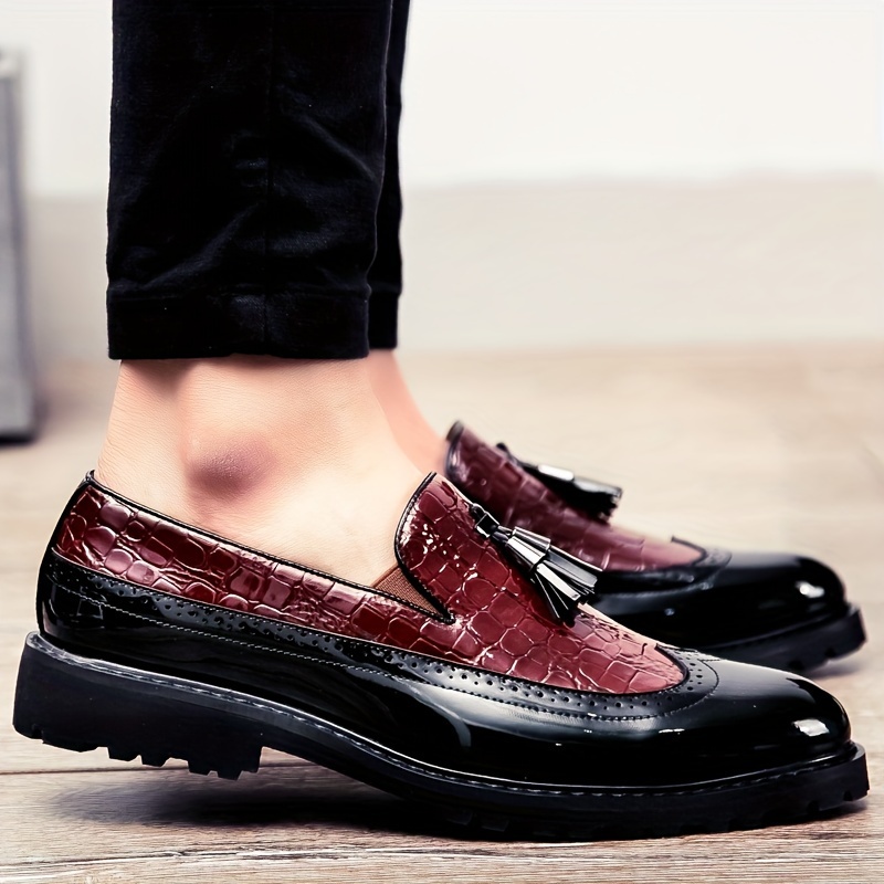 TRULAND Mocassini In Pelle Da Donna, Loafers Brogue Con Nappe, Suola In Gomma, Per Ufficio E Tempo Libero