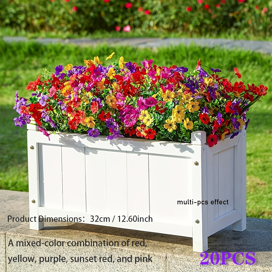20 stück künstliche frühling/sommer deko