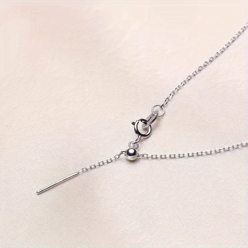 Silver 925 Universal Chain Diy Necklace For Women In Summer, Single Chain, Hypoallergenic, Non-fading, Box Chain, Chain, Suitable For Threading Small Holes.
