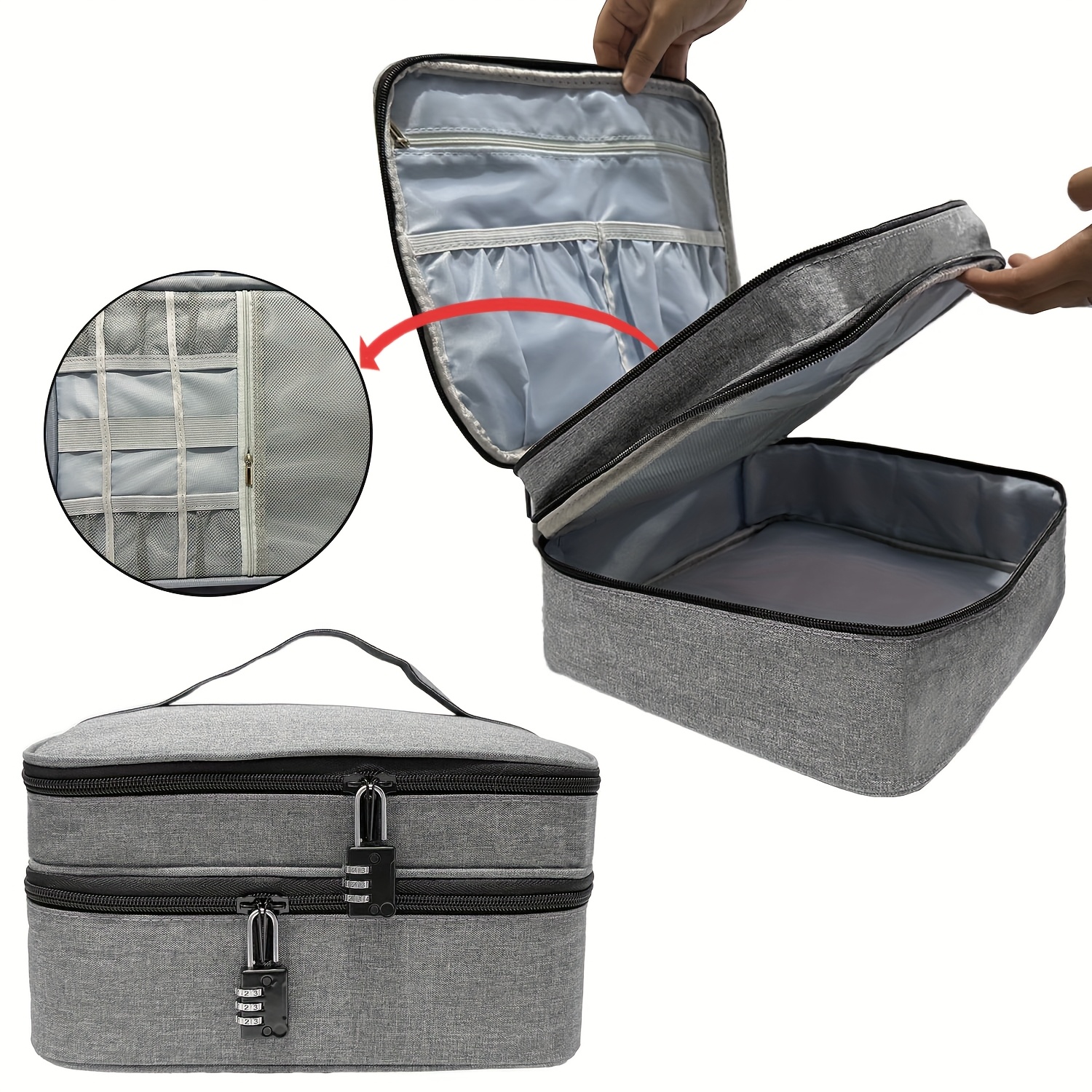 Lockable Storage Bag, Personal Private Item Storage