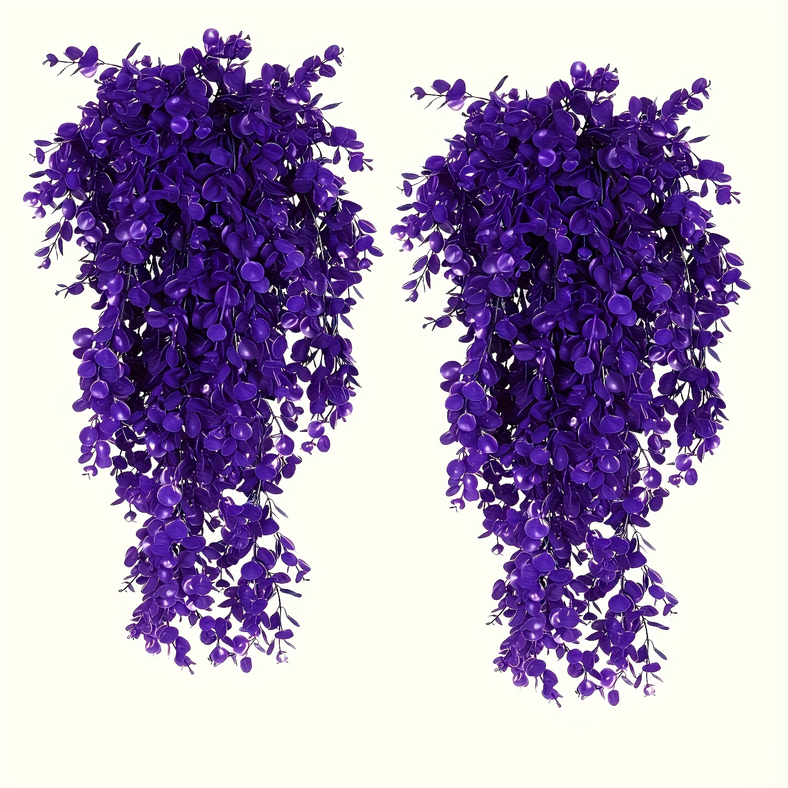 

2/4pcs, Artificial Leaves Vines, Decorative Hanging Plant Artificial Plant Wall False Ivy Green Flower Wreath Room Decoration Family Garden Wedding Party Indoor And Outdoor Decoration