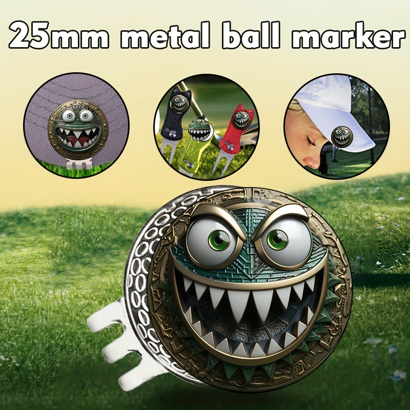 

Magnetic 25mm Golf Ball Marker - Durable Iron, Perfect Gift For Men & Women Golfers
