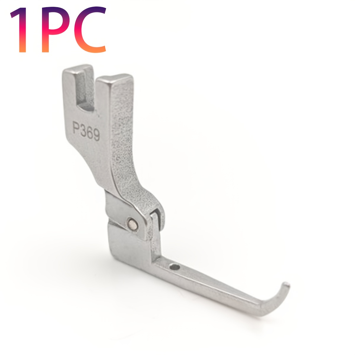 TEMU Heavy-duty Steel Sequin Presser Foot For Wedding Dresses & Sparkly Fabrics - No-knock Beads Design, Compatible With Industrial Flatbed Sewing