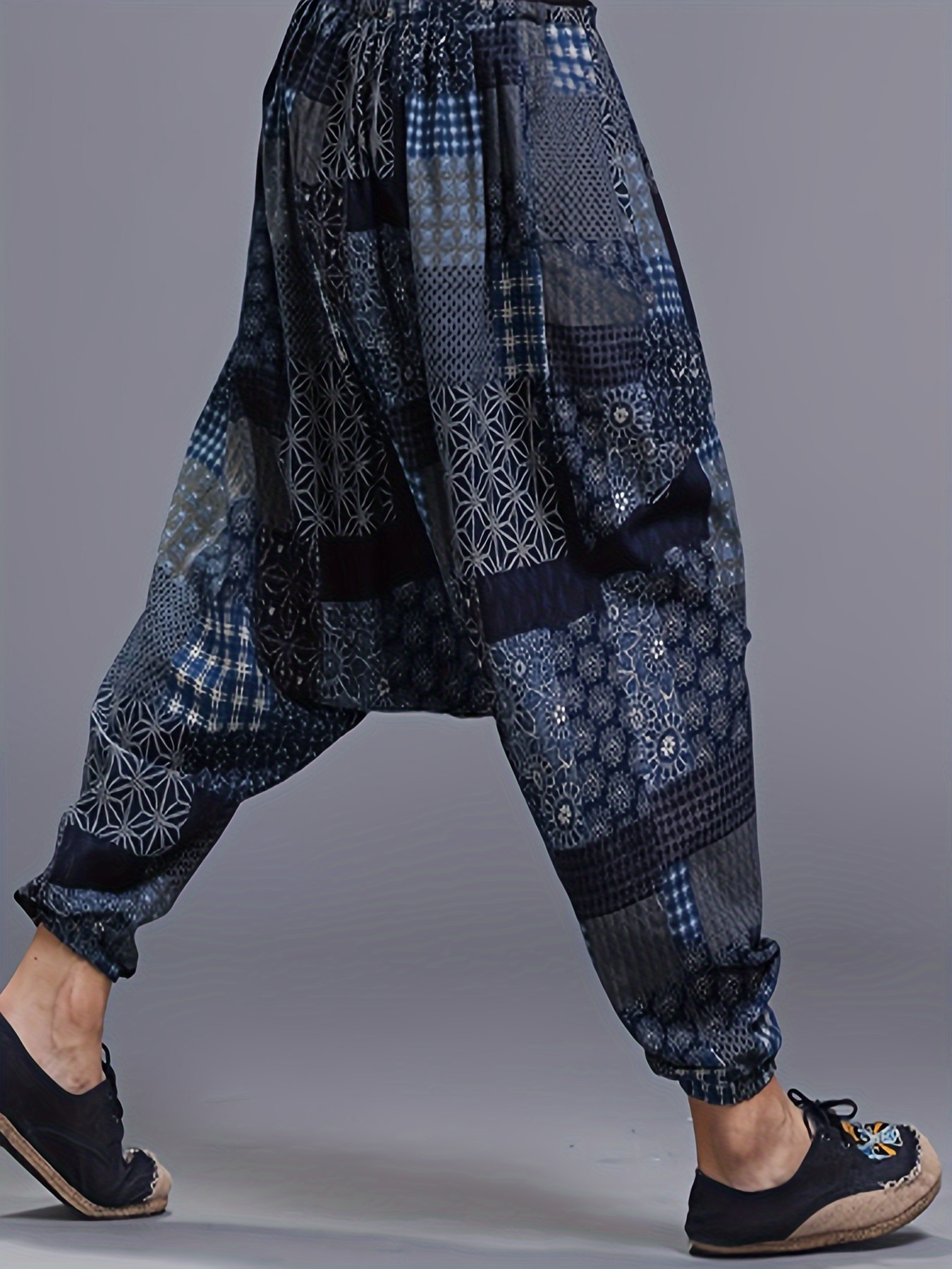 Mens 100% Cotton Casual Pants with Pockets - Cosmic Serenity Shop