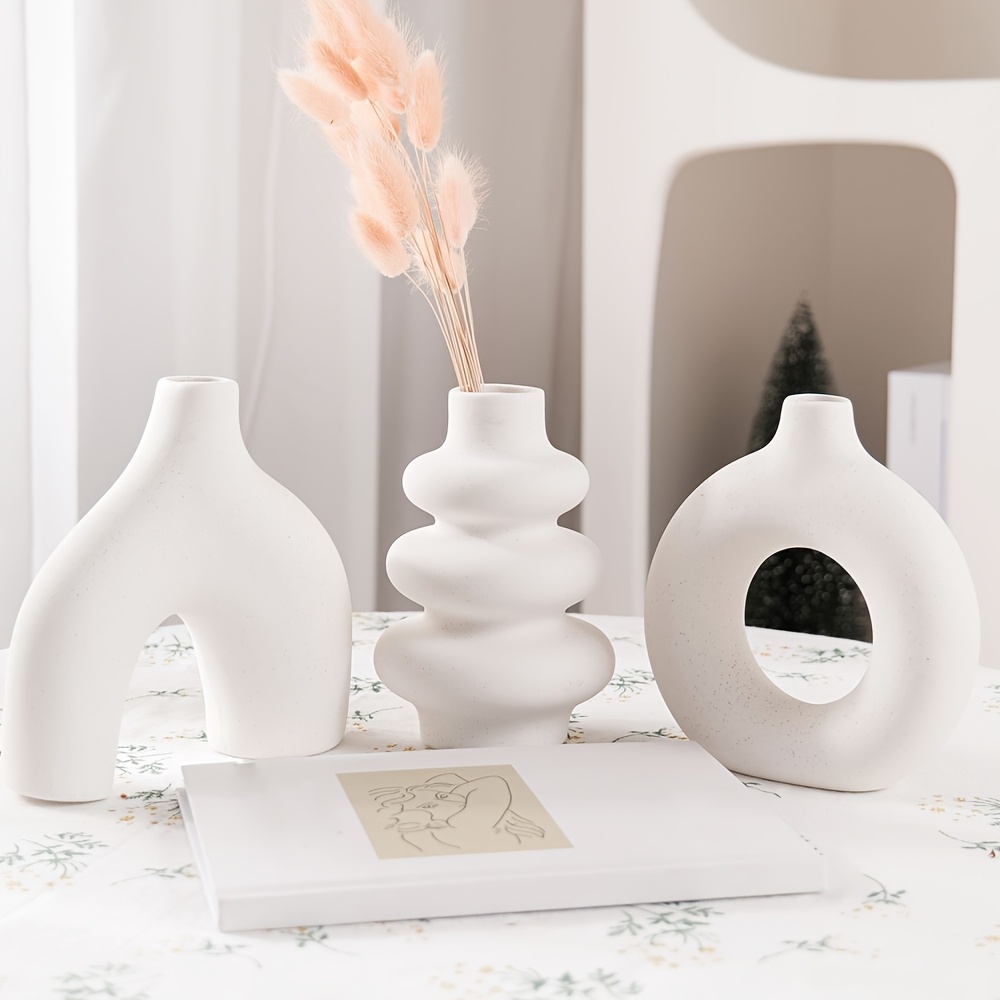 1pc european style plastic vase modern minimalist spiral design high quality durable plastic versatile for floral arrangements home decor battery free artistic centerpiece details 6