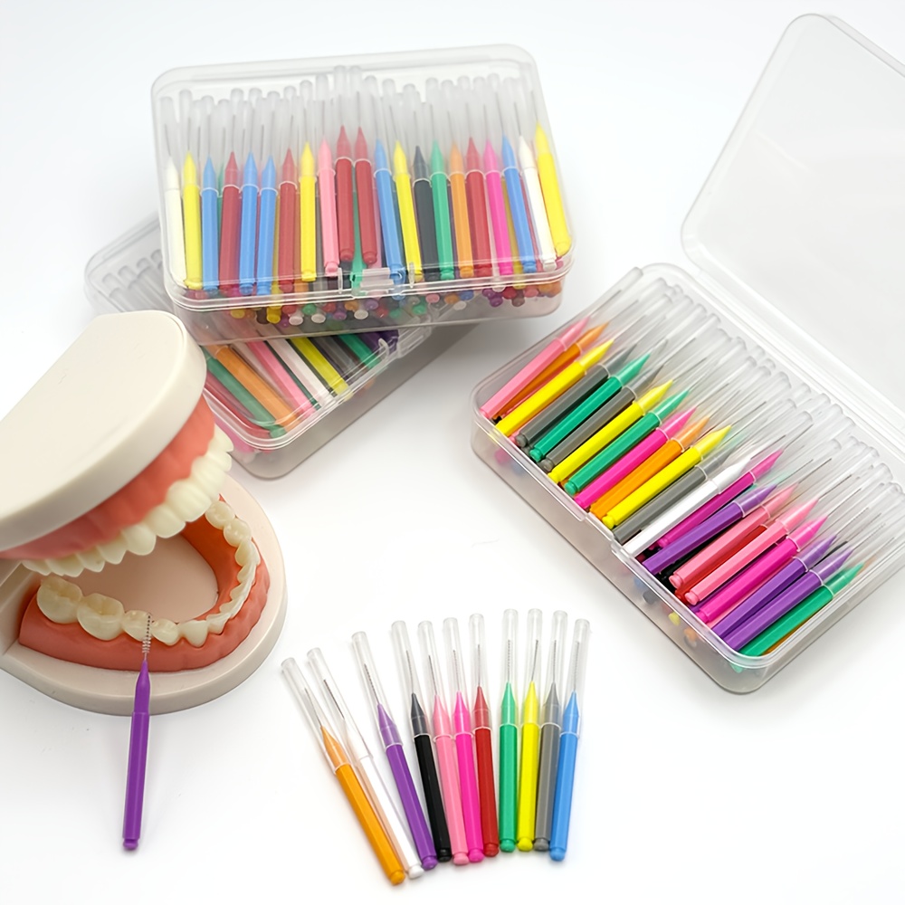 100pcs Interdental Brushes for Oral Hygiene Care
