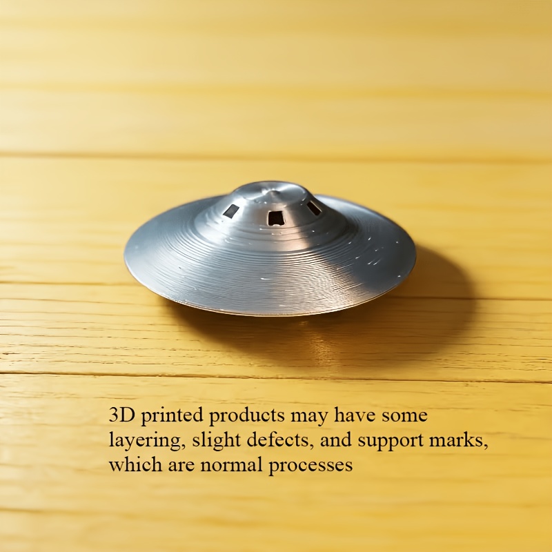 TEMU 3d Printed Ufo Ornament, Military Model, Simulation Model, Office And Home Decor, Collectible, Gift, Creative
